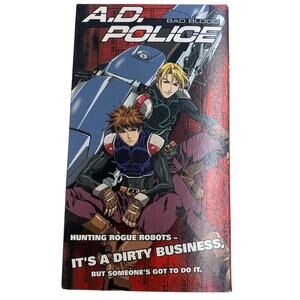 A.D. Police: To Protect and Serve VHS‎ English Dubbed